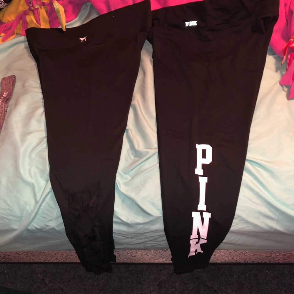 PINK LEGGINGS AND HEADBAND